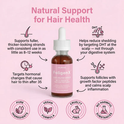 FoligenX™ Hair Helper Serum by tryAuraé